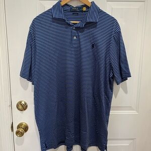 Large Classic Fit Polo Ralph Lauren - striped navy